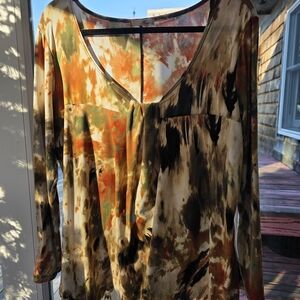 Elegant Autumn Hues Women's Blouse